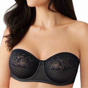 Wacoal Women's Visual Effects Strapless Minimizer Bra underwire 38 D NEW w/tags